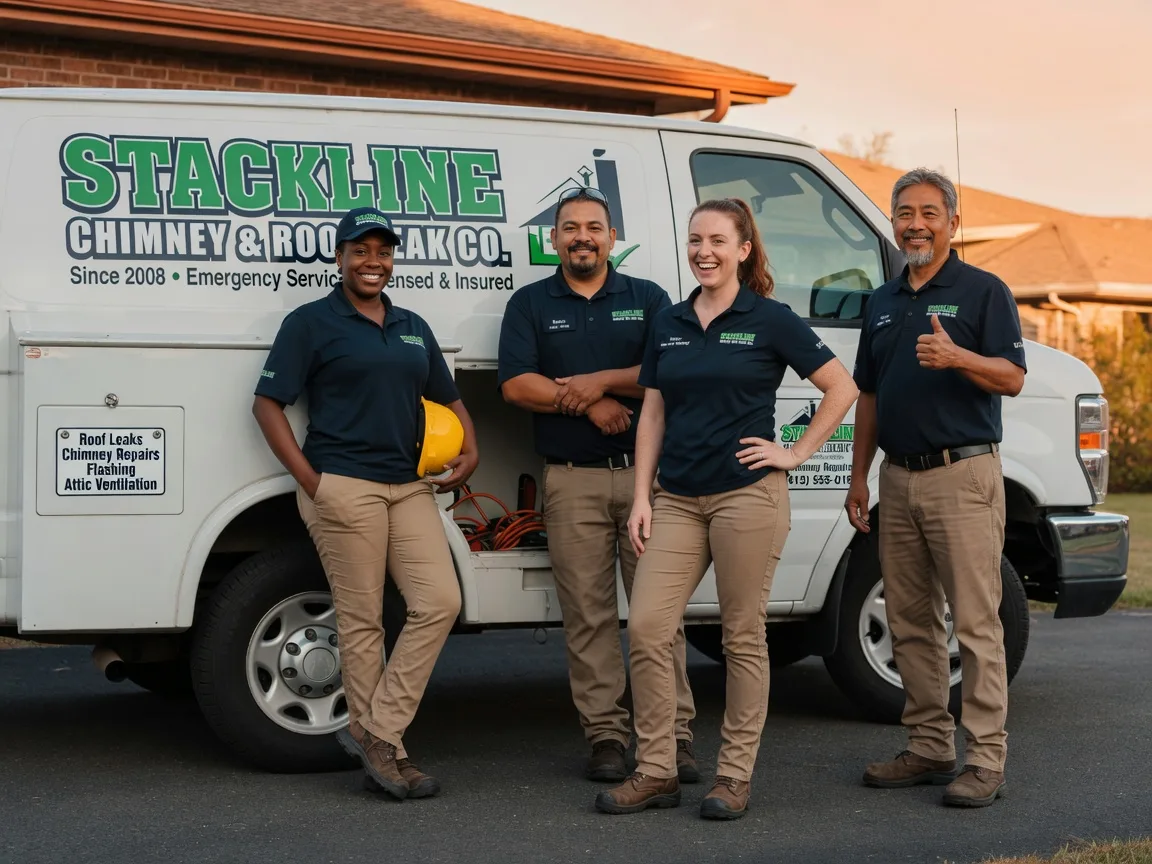 Chimney flashing repair company in Banquete, TX